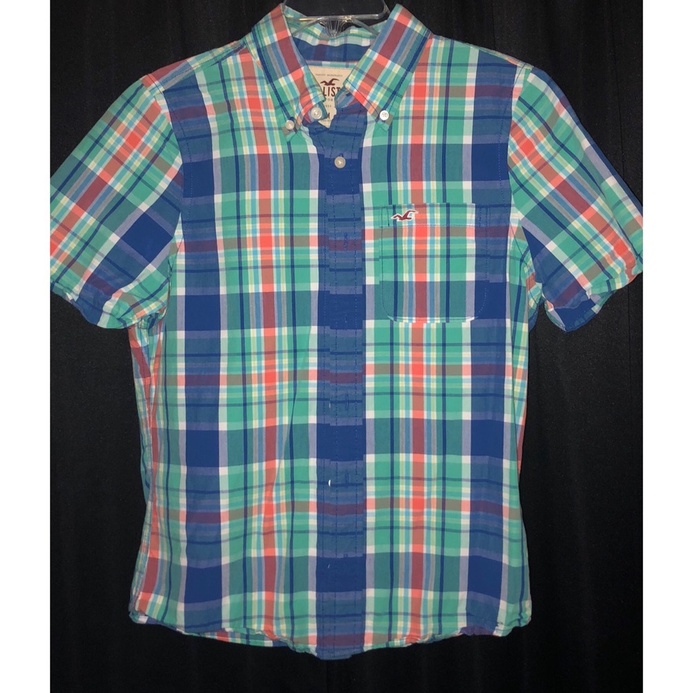 Plaid button up shirt